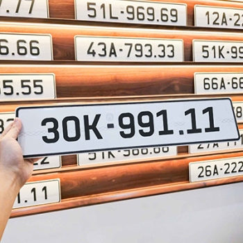 Biển số 30K - 991.11 (Giá 105 triệu)