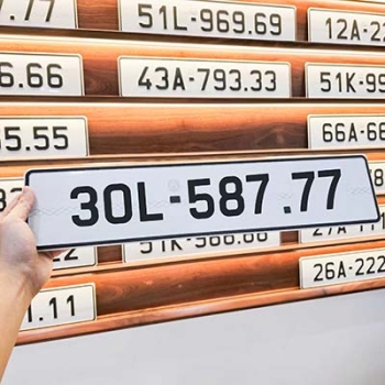 Biển số 30K - 587.77 (Giá 80 triệu)