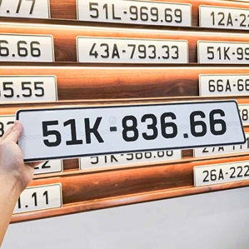 Biển số 51K - 836.66 (Giá 150 triệu)