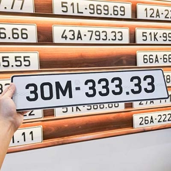 Biển số 30M - 333.33