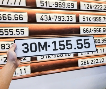 Biển số 30M - 155.55 (Giá 595 triệu)