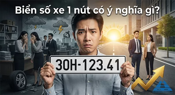 Biển số xe 1 nút có ý nghĩa gì? Đọc xong mới dám giữ