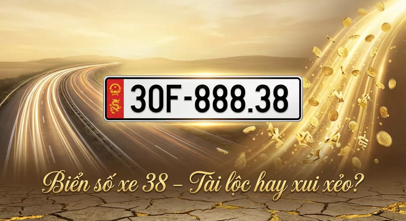 Biển số xe 38 có ý nghĩa gì? Con số tài lộc hay xui xẻo?