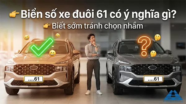 Biển số xe đuôi 61 có ý nghĩa gì? Biết sớm tránh chọn nhầm